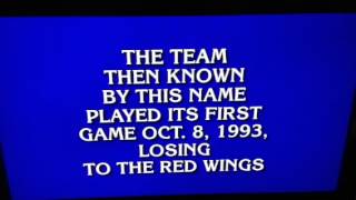 Mighty ducks on Jeopardy