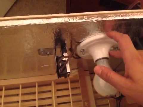 Homemade incubator with automatic egg turner - YouTube
