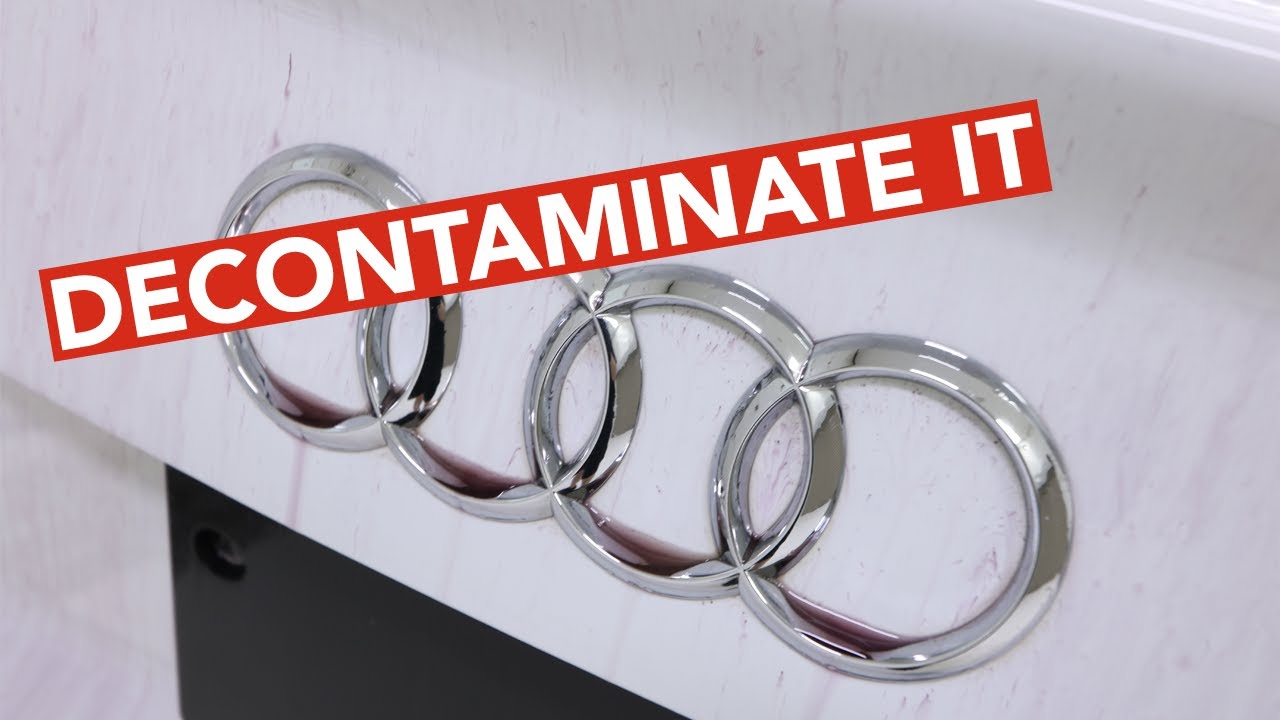 The decontamination process, how to prepare your car for polishing