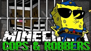 Minecraft SPONGEBOB Modded Cops and Robbers