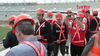 Cônsules colorados fazem visita coletiva às obras do estádio Beira-Rio