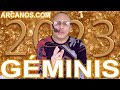 Video Horscopo Semanal GMINIS  del 1 al 7 Enero 2023 (Semana 2023-01) (Lectura del Tarot)