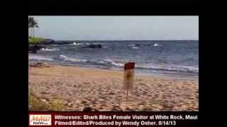 Shark Attack - White Rock, Maui 8/14/2013 by Wendy Osher