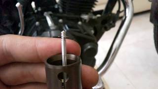 Como ajustar la aguja del acelerador de la moto