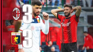 Giroud scores in six-goal thriller | AC Milan 3-3 Genoa | Highlights Serie A