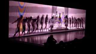 Beyonce Ms Carter Show Tour Auckland concert 16 October - Intro / Run the World (girls)