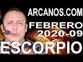 Video Horóscopo Semanal ESCORPIO  del 23 al 29 Febrero 2020 (Semana 2020-09) (Lectura del Tarot)