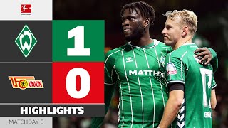 Grüll With a BANGER! | WERDER BREMEN — UNION BERLIN | Highlights | Matchday 8 – Bundesliga 2025/26