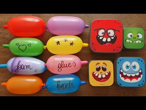 Making Slime with Funny Balloons and Stuff #2