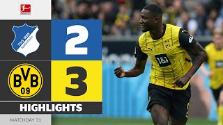 Last-Minute-Drama! | HOFFENHEIM — BORUSSIA DORTMUND | Highlights | Matchday 31 – Bundesliga 2024/25