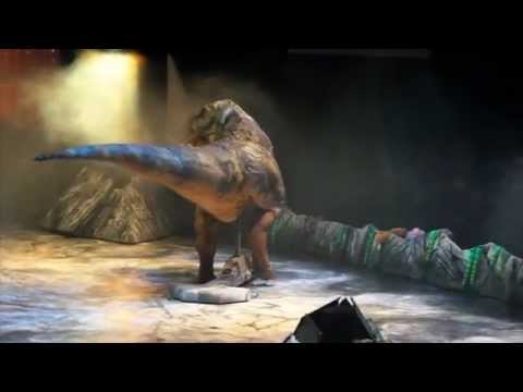 dinosaurs walking live o2 tour arena