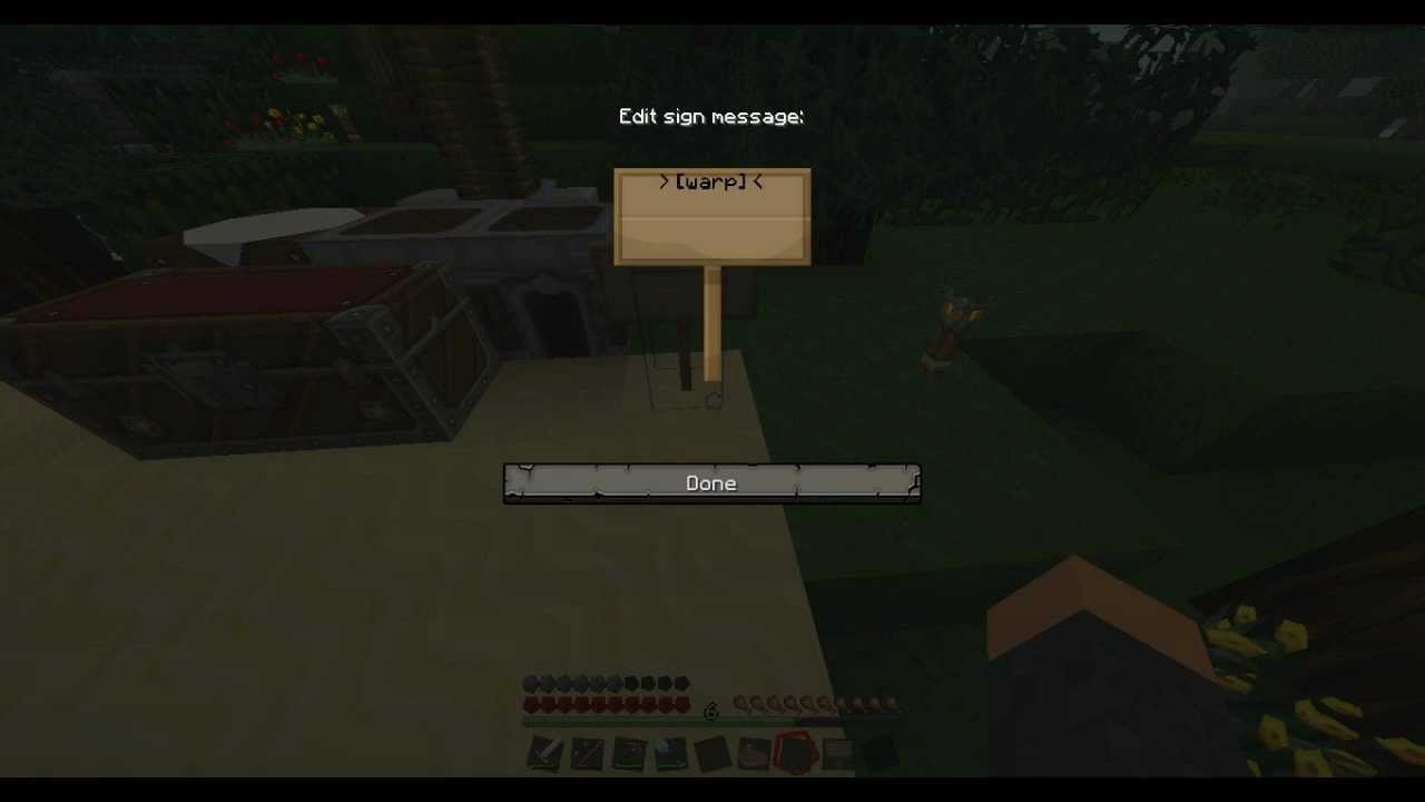 MINECRAFT WARP SIGNS PLUGIN 27/09/2013