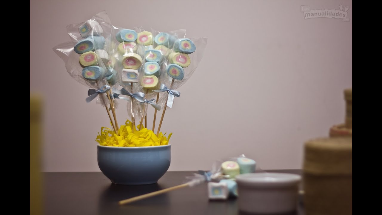 Decoracion Baby Shower Varon ~ Centro de mesa para Baby Shower YouTube Decoracion Baby Shower Varon ~ Centro de mesa para Baby Shower YouTube