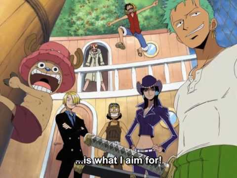 One Piece OP 03 - Hikari E (FUNimation English Dub, Sung by Vic ...