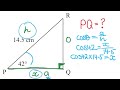 Maths Tutorial: Trigonometry SOH CAH TOA (trigonometric ratios)