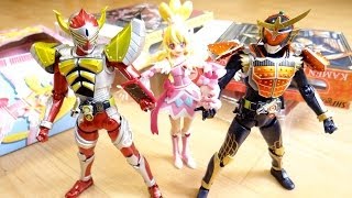 鎧武・バロン・キュアハートを同時に【開封レビュー】S.H.Figuarts 仮面ライダーガイム オレンジアームズ バナナアームズ ドキドキプリキュア SHフィギュアーツ