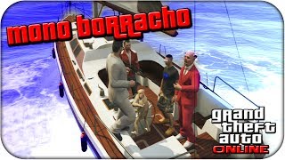 Mono borracho en GTA 5 ONLINE!! - Grand Theft Auto 5 Gameplay - sTaXx ( Hack )