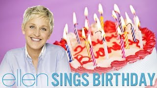 Ellen DeGeneres Singing Birthday by Katy Perry