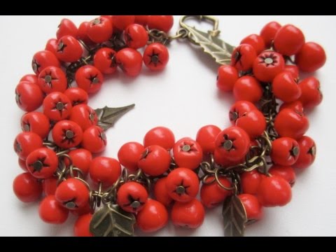 Бусы из калины своими руками