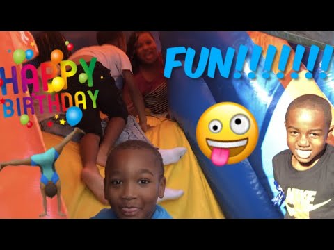 Bounce House FUN || HAPPY BIRTHDAY NARON!!!