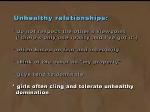 Unhealthy dating relationship signs