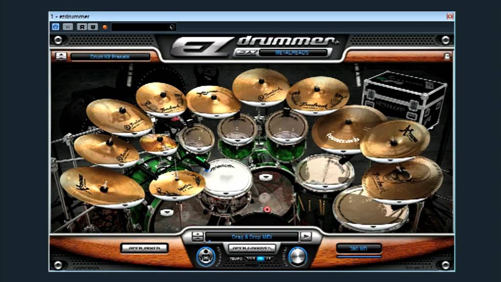 Instrumental Metal Song 2 / EZ Drummer + LePou Plugins - YouTube