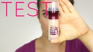 Pierwsze wrażenie + test na żywo - Maybelline Instant Anti-Age  foundation - recenzja