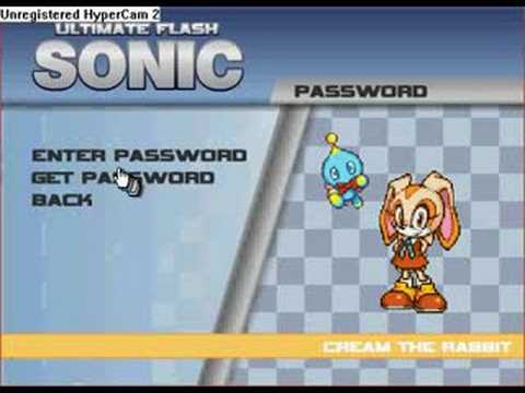 Sonic Flash Games