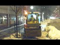 Wille 345 plogar snö