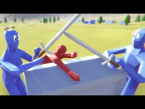The Barbarian Horde! - Totally Accurate Battle Simulator Gameplay & TABS Funny Moments