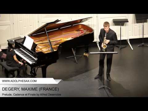 Dinant 2014 - Degery, Maxime - Prelude, Cadence et Finale by alfred Desenclos
