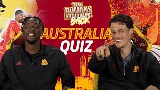 AUSTRALIA QUIZ! | ABRAHAM v SVILAR | The Romans are coming back! 🇦🇺??