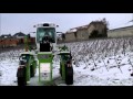 Tracteur enjambeur électrique Kremer T4E - Démonstration Lycée Viticole d'Avize