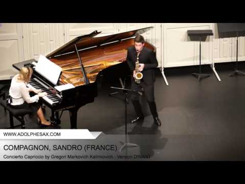 Dinant 2014 - COMPAGNON, Sandro (Concierto Capriccio by Gregori Markovich Kalinkovich - v. DINANT)