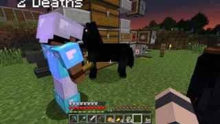 Etho MindCrack SMP - Episode 105: Horse Drag Race