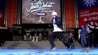 HipHop Final - Kyoka Maika vs Diao Shiuan | CrazyMike Juste Debout Taiwan 2014