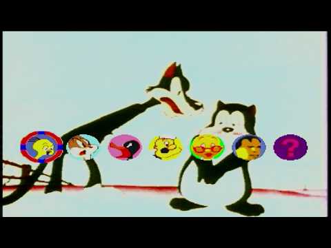 Scaredy Cat Likes Birds Funny Old Cartoon Black Cats 1940's VideoActV 3DO Toon Time In The Classroom