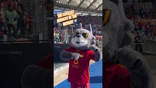 We ❤️ you Romolo! #asroma #dajeroma #seriea #romolo #mascot