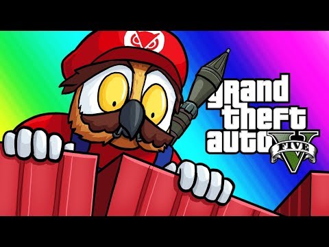 GTA5 Online Funny Moments - The Ultimate Clutch! (Mario VS RPG)