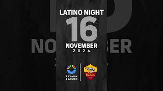 “Latino Night”, today at 6 PM CET time! #BigTime #RiyadhSeason @riyadhseason