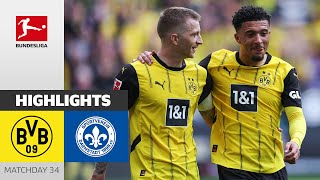 Reus-Show in Last Match! | Borussia Dortmund — Darmstadt 98 4-0 | Highlights | MD 34 – Bundesliga