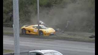 Horrible car accident during Gran Turismo Polonia 2013 in Poznan