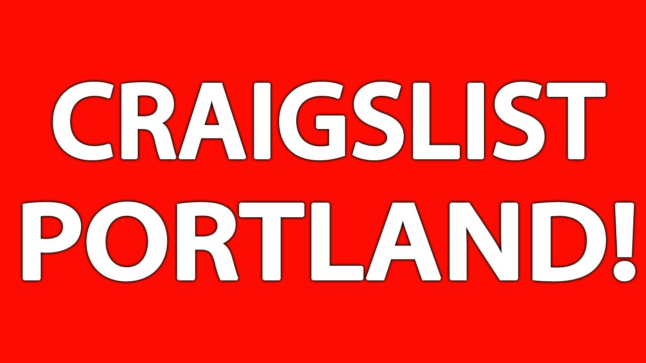 Craigslist Portland - YouTube