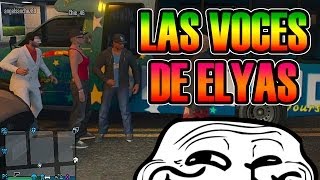 GTA V ONLINE | LAS VOCES DE ELYAS XD | SOFY, ÁNGEL Y ELYAS | Josemi