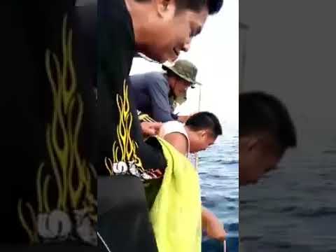 funny fish catching