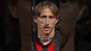 A message from Modrić to you, Milanisti 🥰? #WelcomeModrćc #Shorts