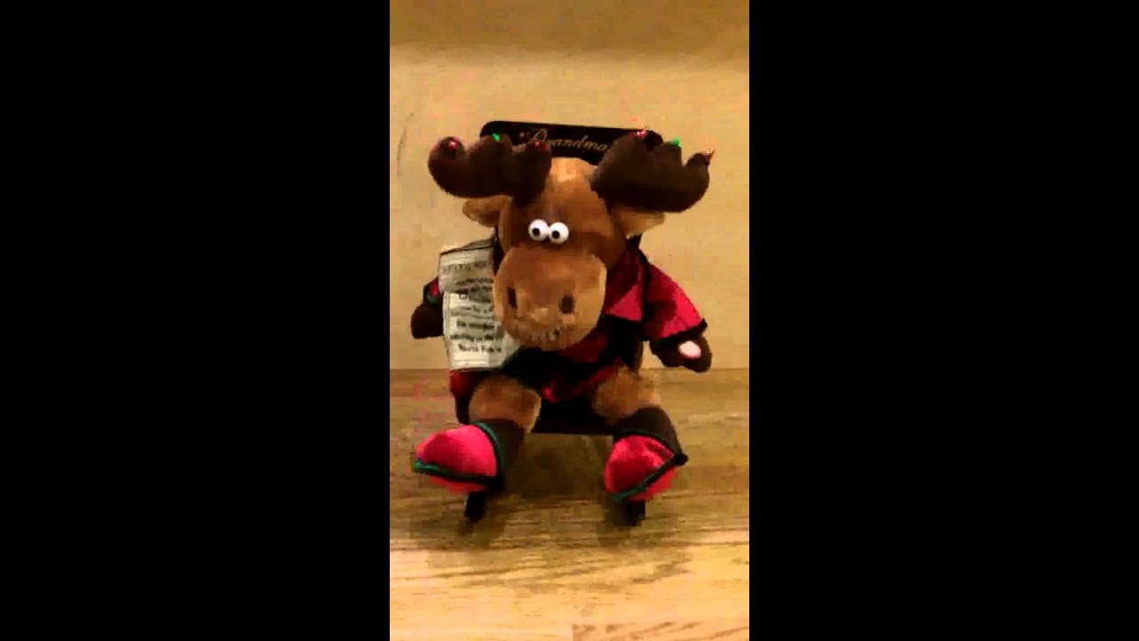 Grandma got run over by a reindeer singing & rocking toy - YouTube