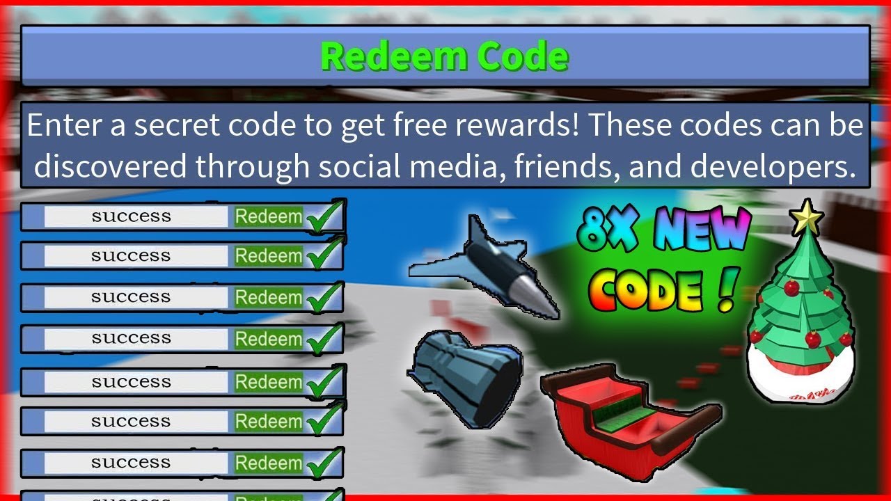 All New Codes On Build A Boat For Treasure December 2019 Roblox