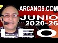 Video Horscopo Semanal LEO  del 21 al 27 Junio 2020 (Semana 2020-26) (Lectura del Tarot)