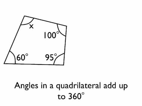 Angles in a quadrilateral - YouTube